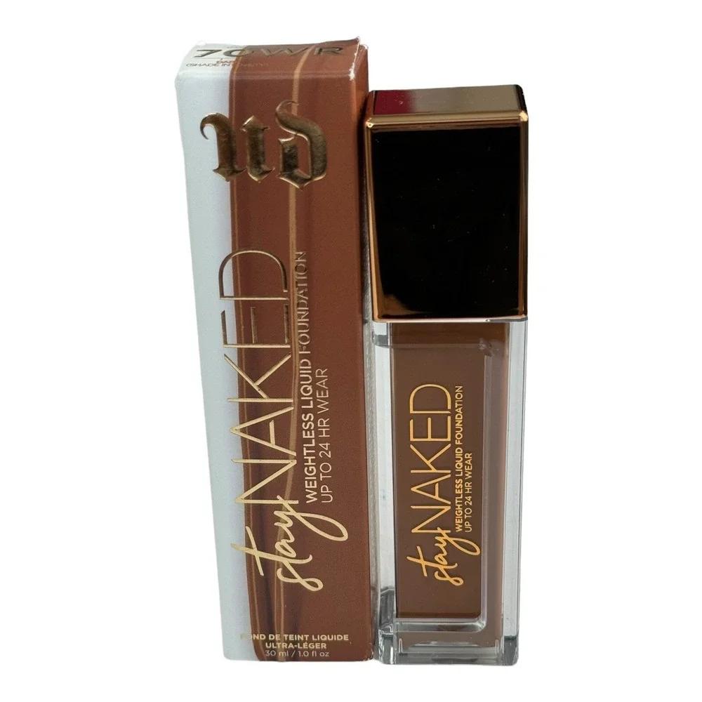 Urban Decay Foundation Stay Naked 70WR Weightless Liquid Waterproof Dark NIB